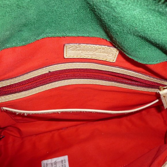 SOLD Dooney & Bourke Medium Florentine Satchel in Light Taupe - Picture 8 of 12